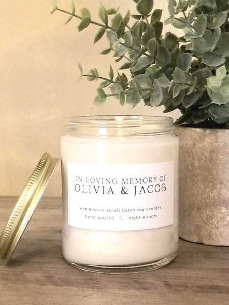 The Olivia & Jacob Candle