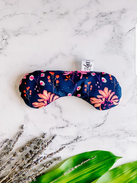 Lavender & Flax Seed Eye Pillow - Pink Blossom