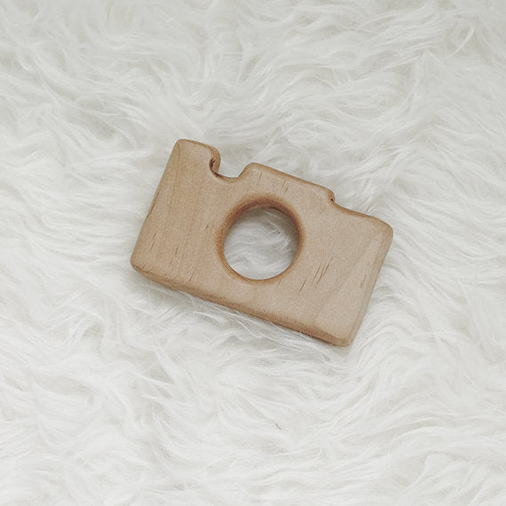 Wood Camera Teether