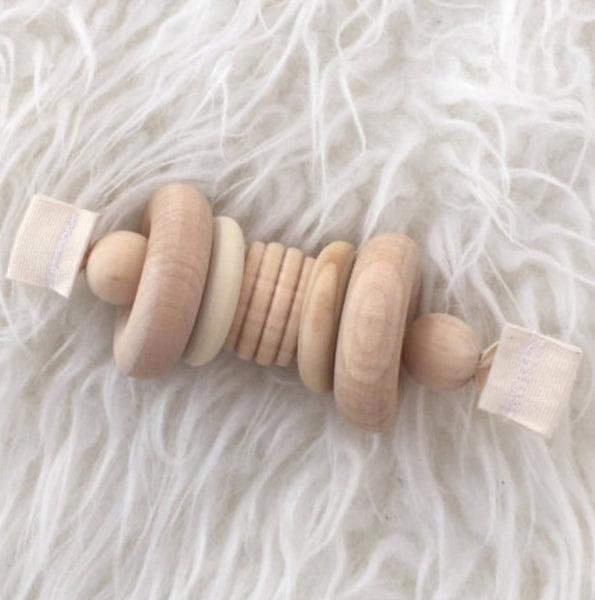 Wooden Grasping Rattle