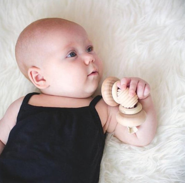 Wooden Grasping Rattle
