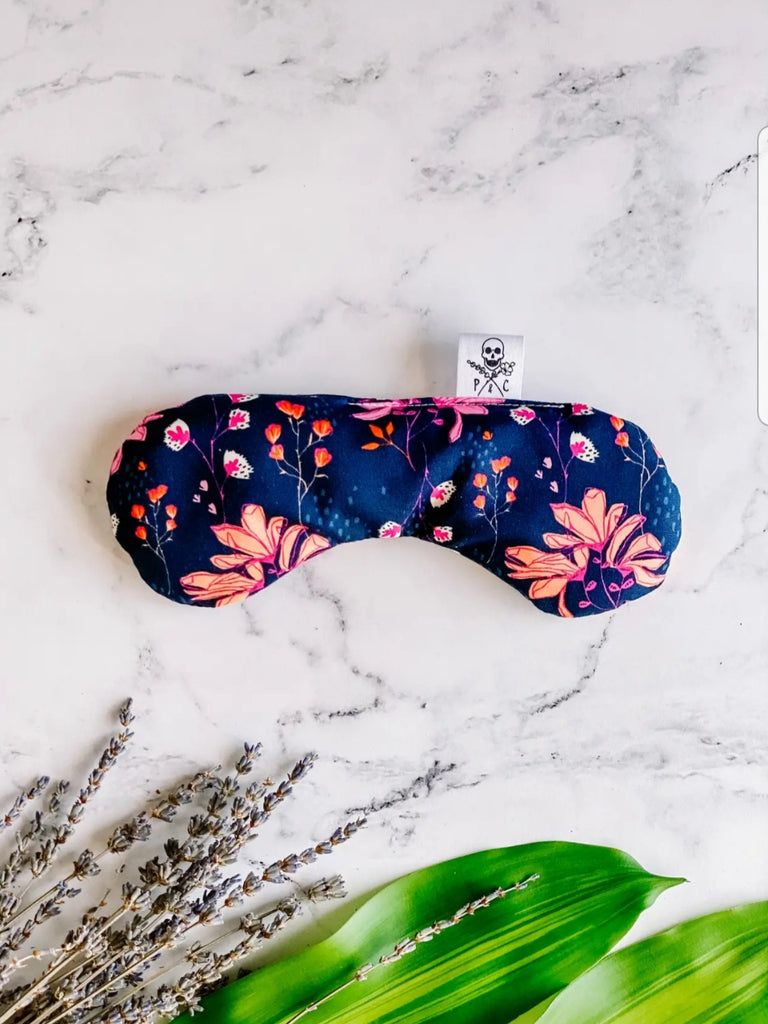 Lavender & Flax Seed Eye Pillow - Pink Blossom