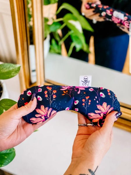 Lavender & Flax Seed Eye Pillow - Pink Blossom