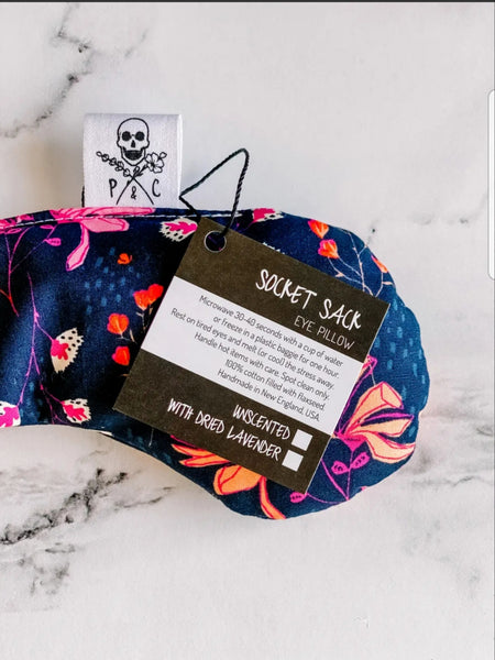 Lavender & Flax Seed Eye Pillow - Pink Blossom