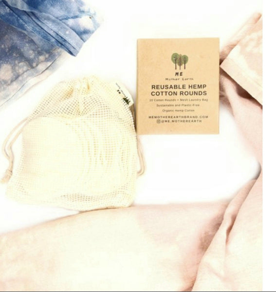 Reusable Hemp Cotton Rounds