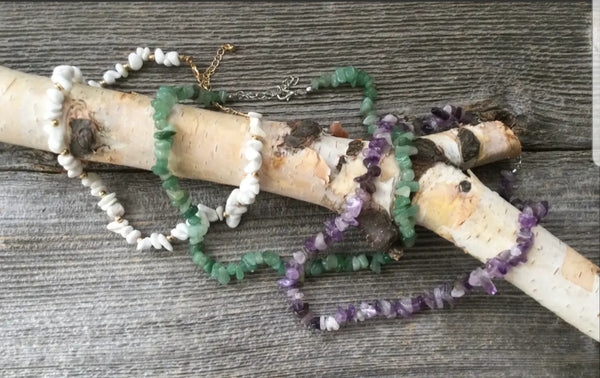 Semi Precious Stone  Necklaces/Choker