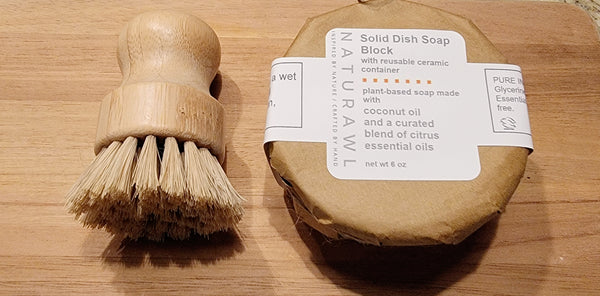 Rustic Solid Dish Soap Set