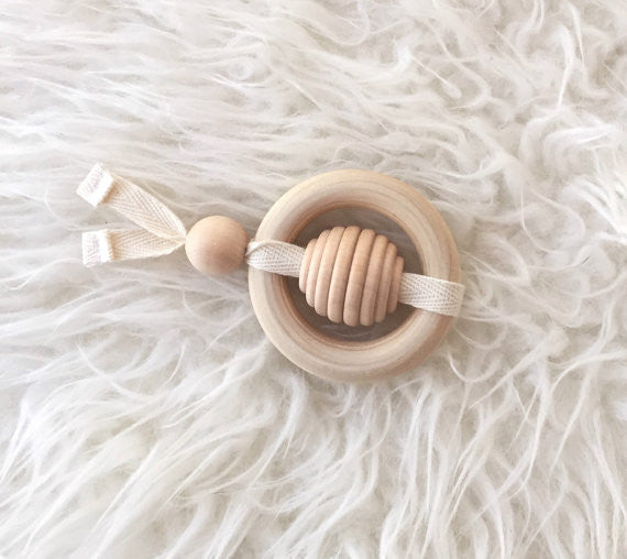 Wood Bee Teether