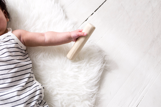 Wood Peg Rattle