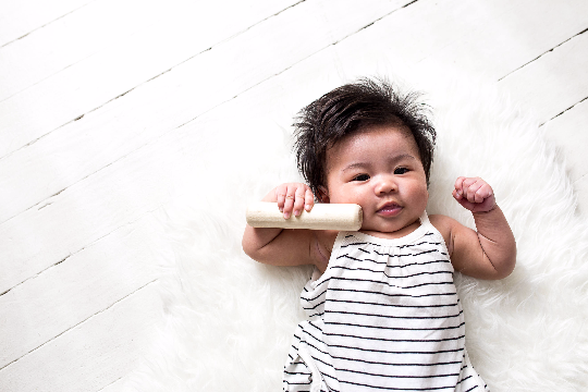 Wood Peg Rattle