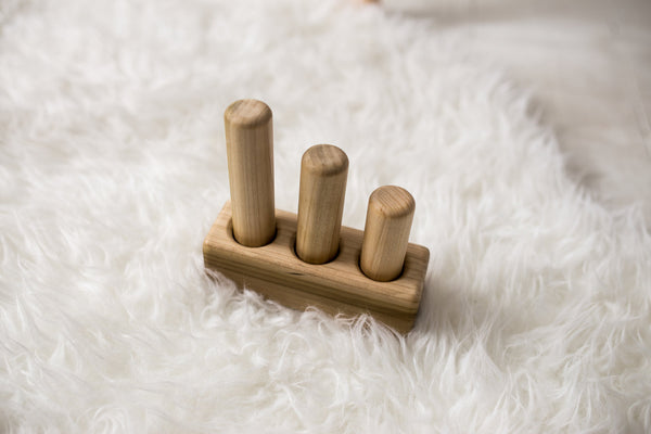 Wood Peg Puzzle - Stacker Game
