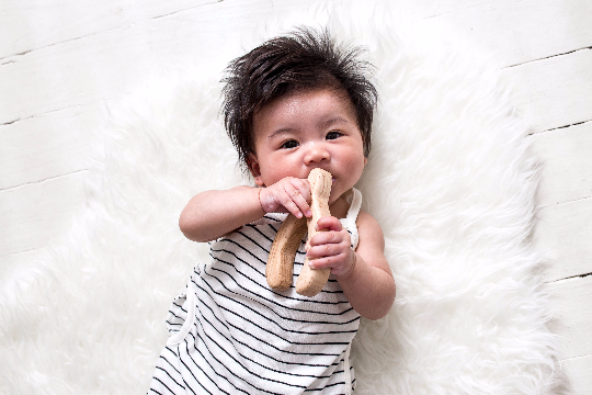 Wood Wishbone Teether