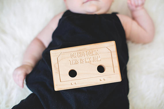 Wood Mixed Tape Teether