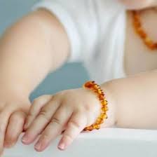 Baltic Amber Teething Baby Bracelet